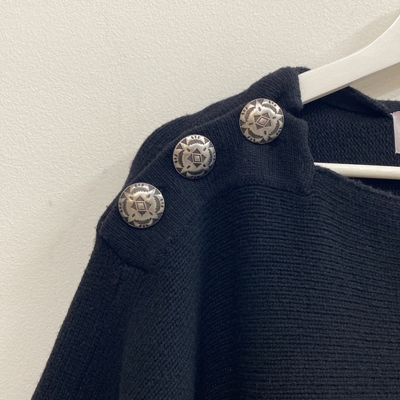 Vintage ROJA Mayan Aztec Lambswool Poncho By Designer Ann Tobias - Picture 4 of 9